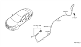 Diagram for 2015 Nissan Altima Fuel Door Release Cable - 78822-3TA0A