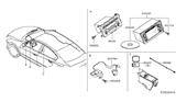 Diagram for 2018 Nissan Altima Antenna - 25975-3TA0A