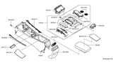 Diagram for 2016 Nissan Altima Center Console Base - 96906-9HS1A