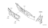 Diagram for 2017 Nissan Altima Dash Panels - 67810-4RA0A