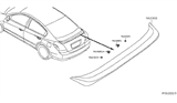 Diagram for 2014 Nissan Altima Spoiler - 96030-3TA0E