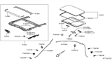 Diagram for 2017 Nissan Altima Weather Strip - 91246-3TA1A