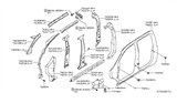 Diagram for 2018 Nissan Frontier Body Mount Hole Plug - 74811-EA40A