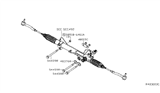 Diagram for 2018 Nissan Titan Rack & Pinion Bushing - 54444-EZ40B