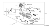 Diagram for Nissan Altima Blend Door Actuator - 27730-3KA0A