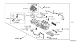 Diagram for Nissan Altima Blend Door Actuator - 27731-3SB0A