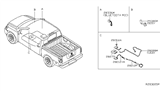 Diagram for Nissan Titan Antenna Cable - 28212-EZ01A