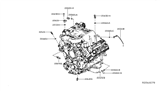 Diagram for 2017 Nissan Titan Vapor Pressure Sensor - 22365-EZ40E