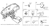 Diagram for 2022 Nissan Frontier Body Control Module - 28595-EZ70A