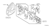 Diagram for 2016 Nissan Titan Brake Backing Plate - 41161-ZV50A