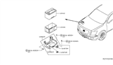 Diagram for 2010 Nissan Titan Battery Tray - 64875-4B000