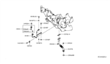 Diagram for Nissan Titan Belt Tensioner Bolt - 11035-EZ40D