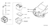 Diagram for 2015 Nissan Titan Car Batteries - 24410-ZZ50B