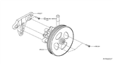 Diagram for Nissan Power Steering Pump - 49110-EZ30C