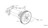 Diagram for 2017 Nissan Titan Power Steering Pump - 49110-EZ40A