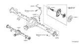 Diagram for 2019 Nissan Titan Wheel Seal - 43253-EZ10A