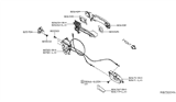 Diagram for 2017 Nissan Titan Door Handle - 82640-EZ91A