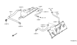 Diagram for Nissan Titan PCV Valve Hose - 11826-EZ40A