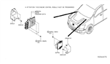 Diagram for Nissan Engine Control Module - 2371M-EZ40A