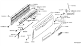 Diagram for Nissan Titan Tailgate Lock - 90502-EZ00A