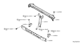 Diagram for 2016 Nissan Titan Radiator Support - 62520-EZ90A