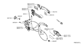 Diagram for 2017 Nissan Titan Door Lock Actuator - 80500-EZ00A