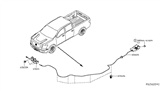 Diagram for Nissan Titan Hood Cable - 65621-EZ00C