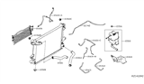 Diagram for Nissan Titan Radiator Hose - 21740-EZ40A