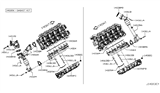 Diagram for 2016 Nissan Titan Exhaust Flange Gasket - 14038-EZ40B