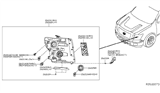 Diagram for 2015 Nissan Altima Headlight Bulb - 26717-9B90B