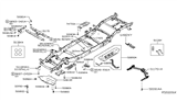 Diagram for 2016 Nissan Titan Exhaust Heat Shield - 74753-EZ00A