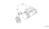 Diagram for 2020 Nissan Titan A/C Compressor - 92600-9FU3A