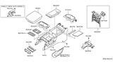 Diagram for Nissan Titan Center Console Base - 96906-EZ40A