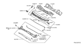 Diagram for 2015 Nissan Titan Body Mount Hole Plug - 80874-0P010