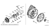 Diagram for 2019 Nissan Titan Flywheel - 12311-EZ40A