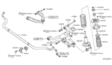 Diagram for Nissan Titan Control Arm - 54500-EZ00B