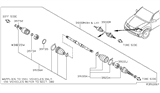 Diagram for 2016 Nissan Titan Axle Shaft - 39100-EZ40A