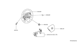 Diagram for Nissan Titan Steering Wheel - 48430-EZ52A