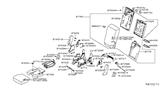 Diagram for 2016 Nissan Titan Cup Holder - 87390-EZ01B