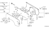 Diagram for Nissan Fuel Door Hinge - 78836-EZ10B