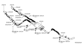 Diagram for Nissan Titan Exhaust Pipe - 20030-EZ30A