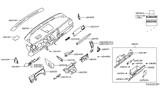 Diagram for Nissan Titan Glove Box - 68500-EZ00B