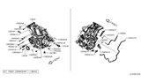 Diagram for Nissan Titan Cylinder Head Bolts - 21079-EZ40A