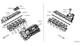 Diagram for 2018 Nissan Titan Valve Cover Gasket - 13271-EZ40A