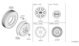 Diagram for 2019 Nissan Titan Lug Nuts - 40224-1PA0A