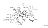 Diagram for 2020 Nissan Titan Seat Cushion - 87311-EZ01A