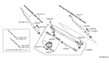 Diagram for 2016 Nissan Titan Windshield Wiper - 28890-EZ00A