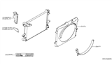 Diagram for 2018 Nissan Titan Fan Shroud - 21476-EZ30A