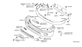 Diagram for 2018 Nissan Titan License Plate - 96210-EZ00A