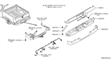 Diagram for 2019 Nissan Titan Bumper - 85022-EZ00H